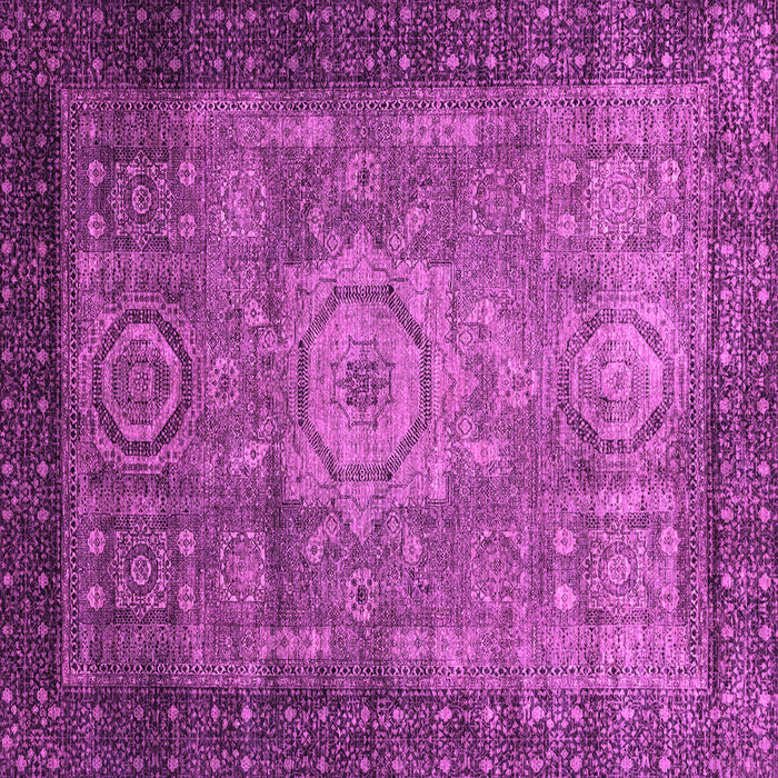 Square Abstract Pink Modern Rug, abs2340pnk
