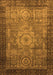 Abstract Orange Modern Rug, abs2340org