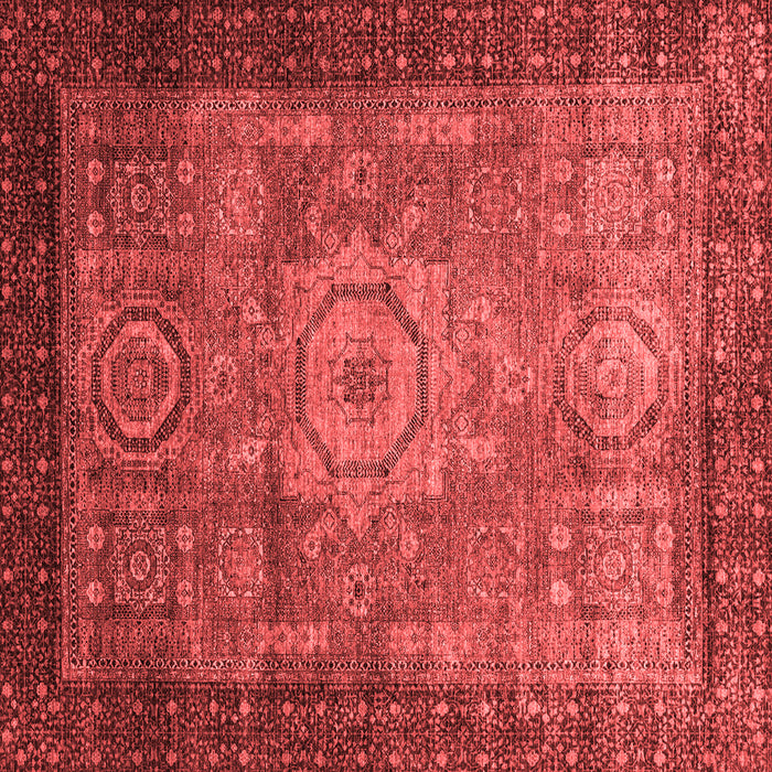 Machine Washable Abstract Red Modern Rug, wshabs2340red
