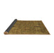 Sideview of Abstract Brown Modern Rug, abs2341brn