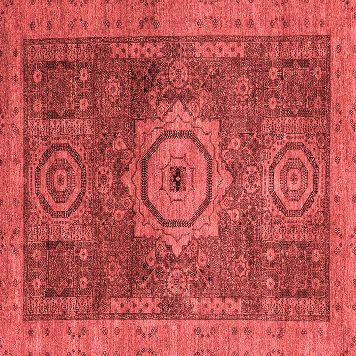 Abstract Red Modern Rug, abs2342red