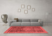 Modern Red Washable Rugs