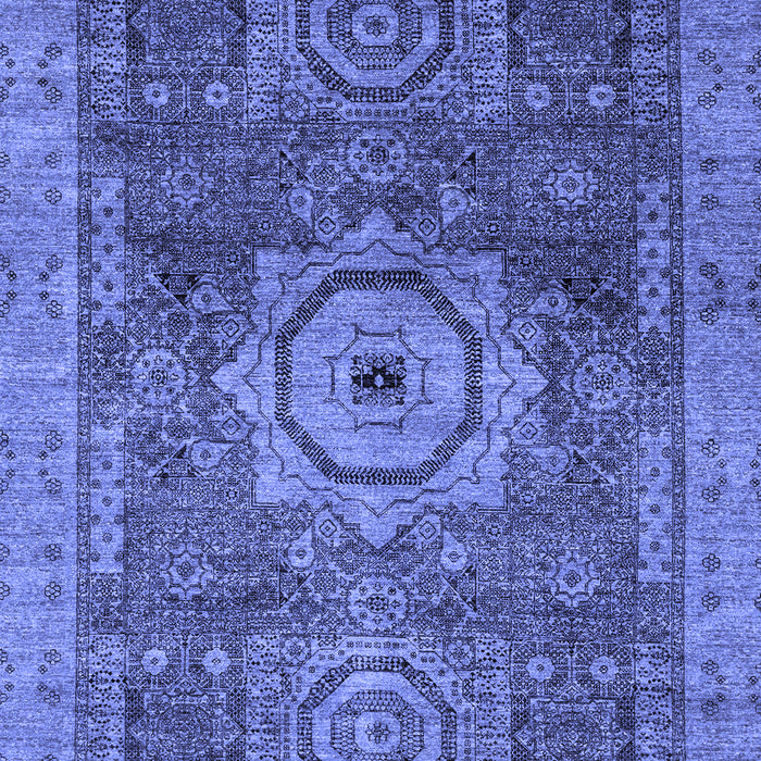 Machine Washable Abstract Blue Modern Rug, wshabs2342blu