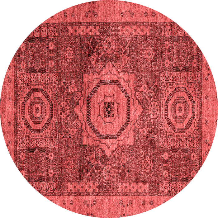Abstract Red Modern Rug, abs2342red