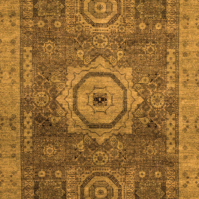 Machine Washable Abstract Orange Modern Area Rugs, wshabs2342org