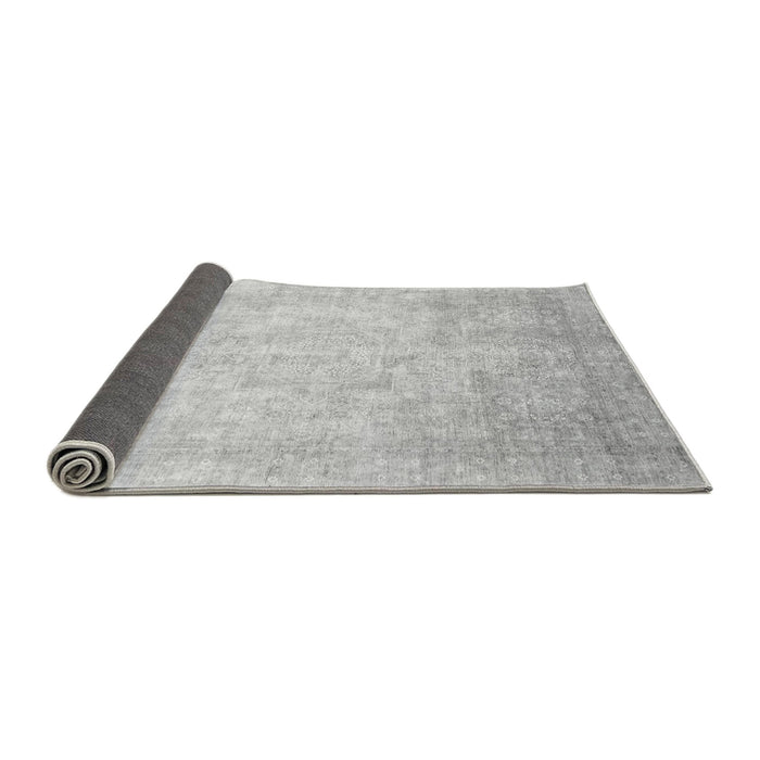 Sideview of Abstract Gray Modern Rug, abs2343gry