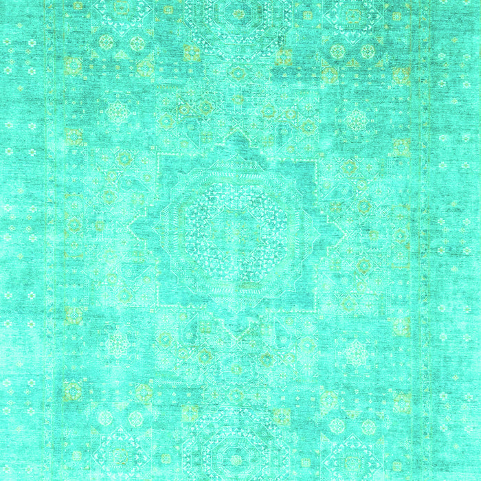 Abstract Turquoise Modern Rug, abs2343turq