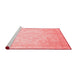 Modern Red Washable Rugs