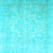 Square Abstract Light Blue Modern Rug, abs2343lblu