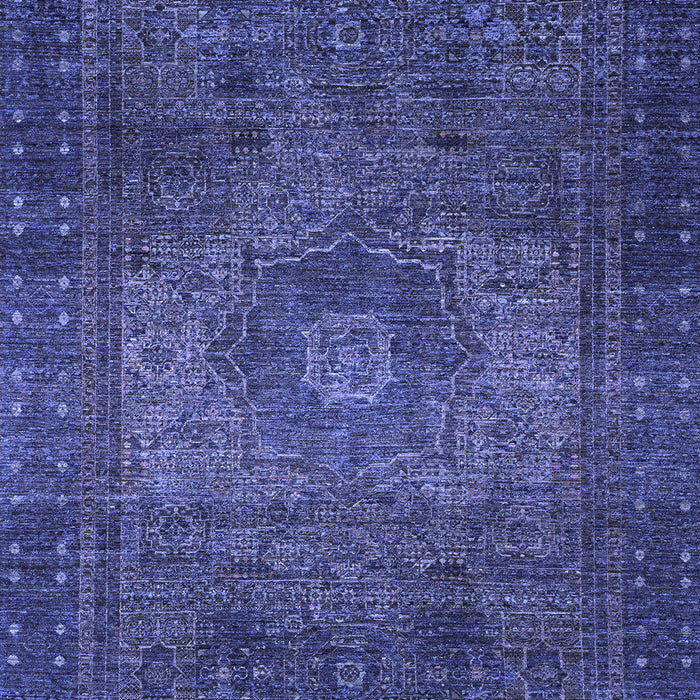 Machine Washable Abstract Blue Modern Rug, wshabs2344blu