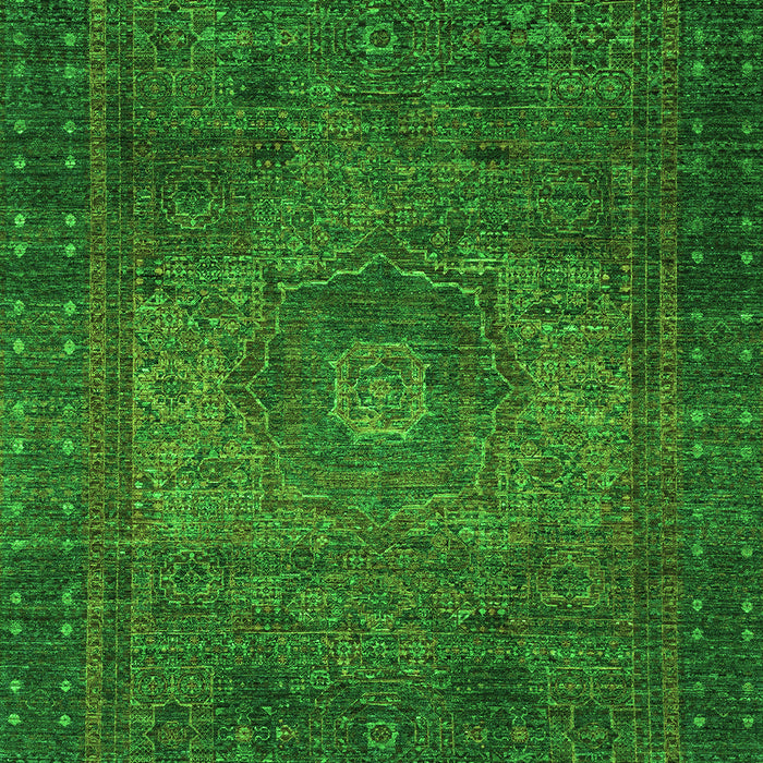 Abstract Green Modern Rug, abs2344grn