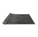 Sideview of Abstract Gray Modern Rug, abs2344gry