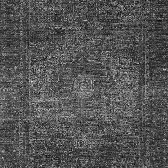 Machine Washable Abstract Gray Modern Rug, wshabs2344gry