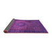 Sideview of Abstract Purple Modern Rug, abs2344pur