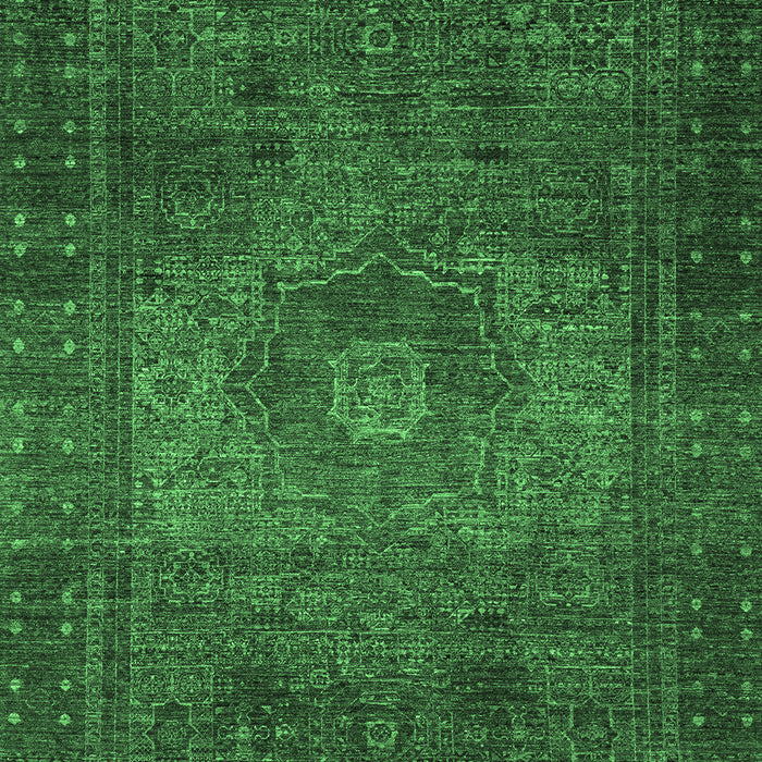 Machine Washable Abstract Emerald Green Modern Area Rugs, wshabs2344emgrn