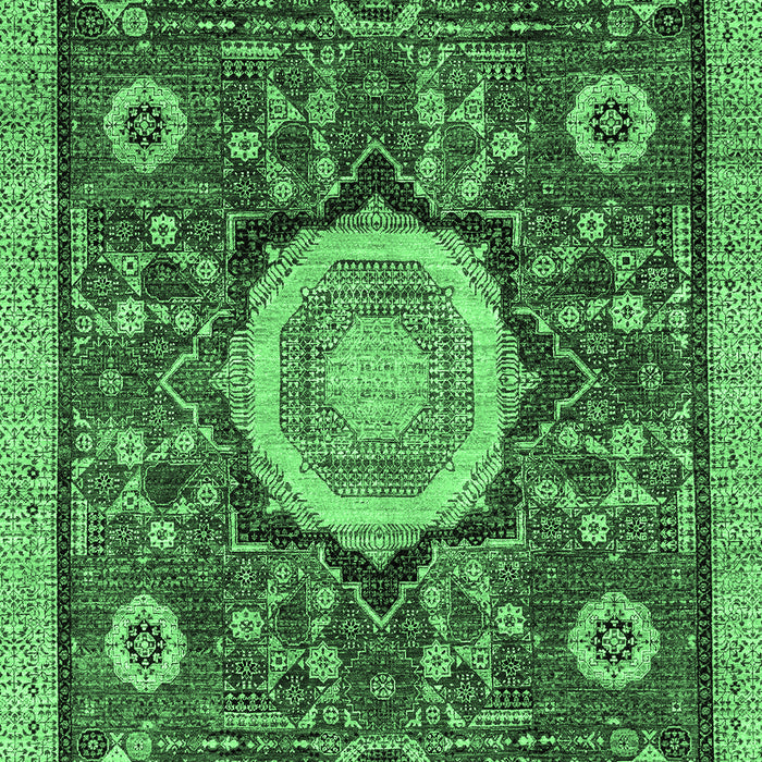 Abstract Emerald Green Modern Rug, abs2345emgrn