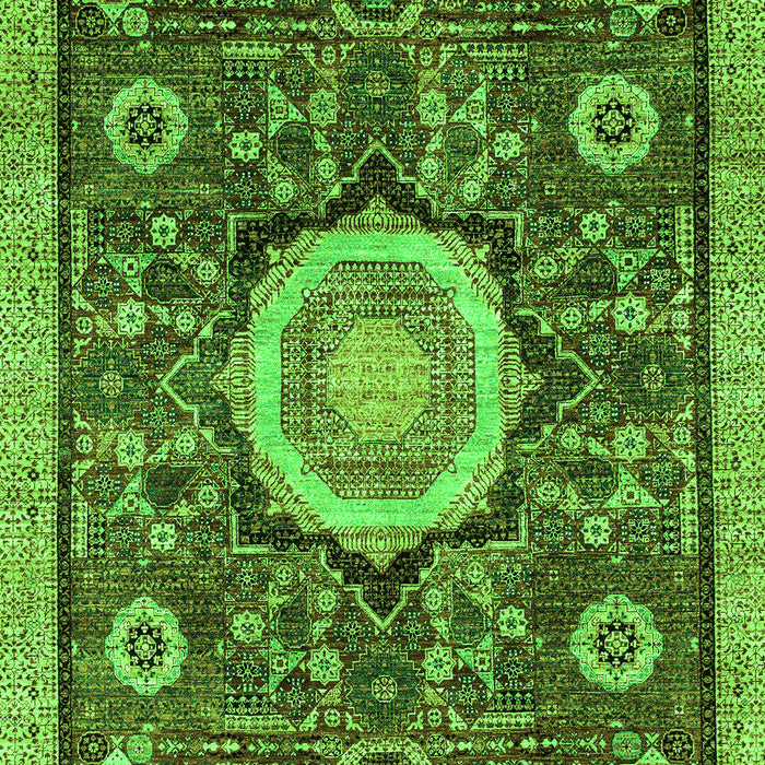 Abstract Green Modern Rug, abs2345grn