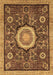 Machine Washable Abstract Brown Modern Rug, wshabs2345brn