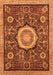 Abstract Orange Modern Rug, abs2345org