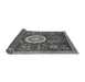 Sideview of Abstract Gray Modern Rug, abs2345gry