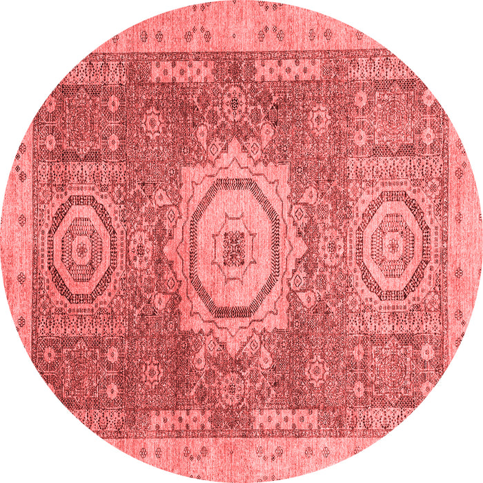 Abstract Red Modern Rug, abs2346red