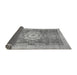 Sideview of Abstract Gray Modern Rug, abs2346gry