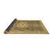 Sideview of Abstract Brown Modern Rug, abs2346brn