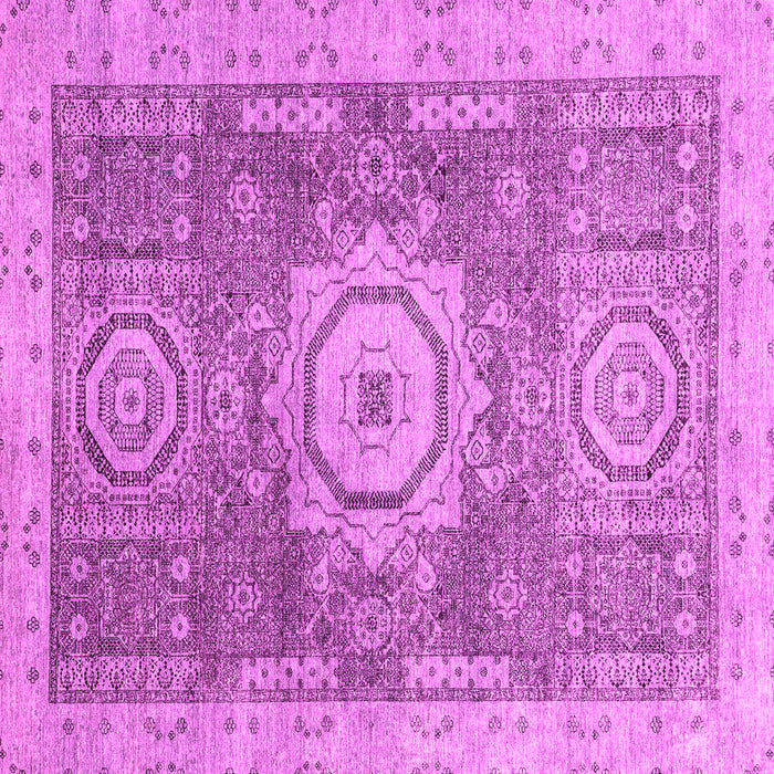Square Abstract Pink Modern Rug, abs2346pnk