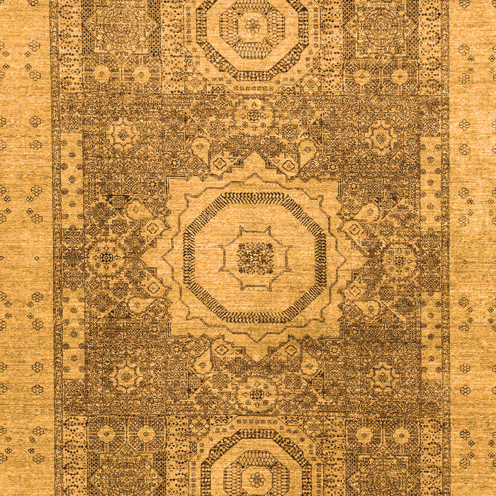 Machine Washable Abstract Orange Modern Area Rugs, wshabs2346org