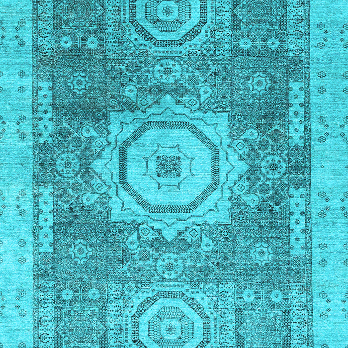 Abstract Light Blue Modern Rug, abs2346lblu