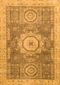 Abstract Orange Modern Rug, abs2346org