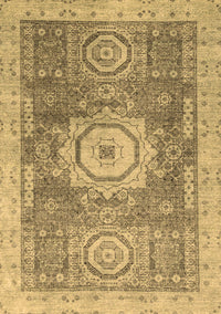 Abstract Brown Modern Rug, abs2346brn