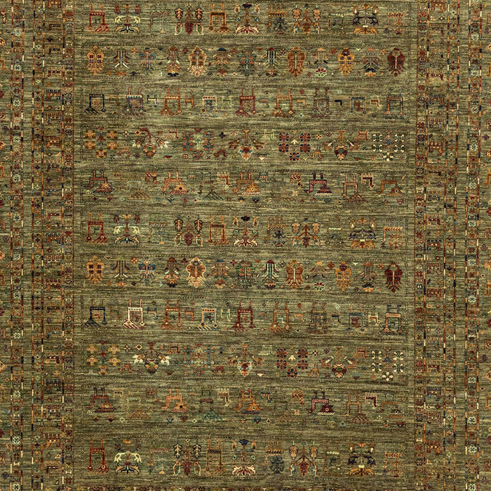 Abstract Reddish Brown Modern Rug, abs2347