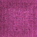 Square Machine Washable Abstract Pink Modern Rug, wshabs2347pnk