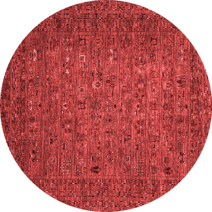 Abstract Red Modern Rug, abs2347red