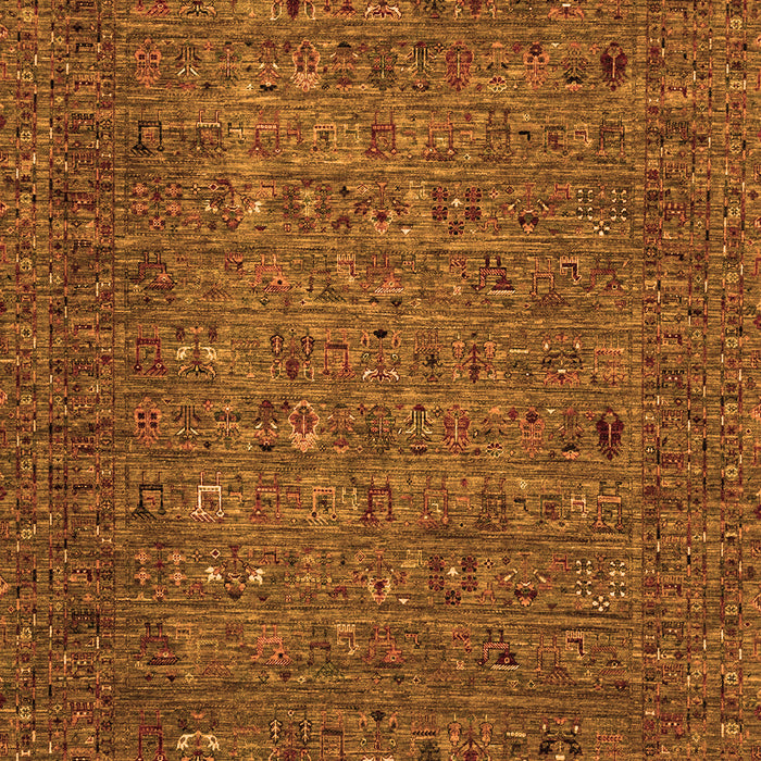 Abstract Orange Modern Rug, abs2347org