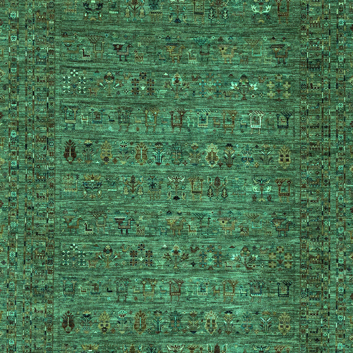 Abstract Turquoise Modern Rug, abs2347turq