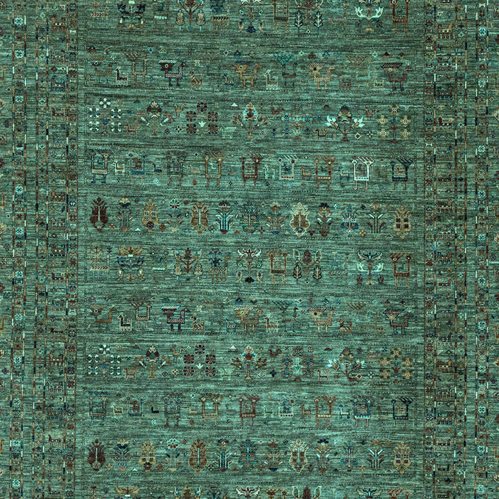 Abstract Light Blue Modern Rug, abs2347lblu