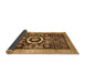 Sideview of Abstract Brown Modern Rug, abs2348brn