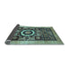 Sideview of Abstract Light Blue Modern Rug, abs2348lblu