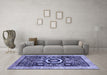 Machine Washable Abstract Blue Modern Rug in a Living Room, wshabs2348blu