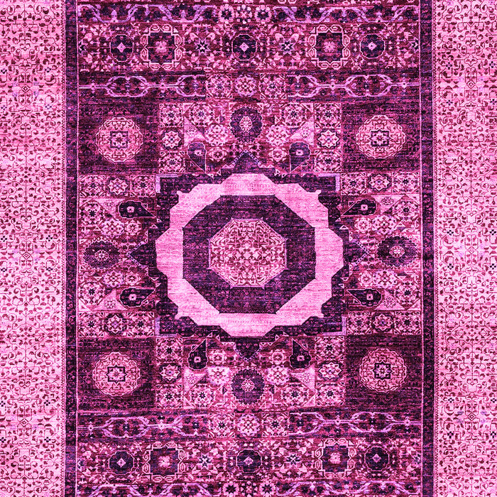 Machine Washable Abstract Pink Modern Rug, wshabs2348pnk