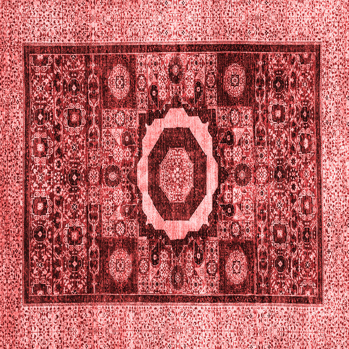 Abstract Red Modern Rug, abs2348red