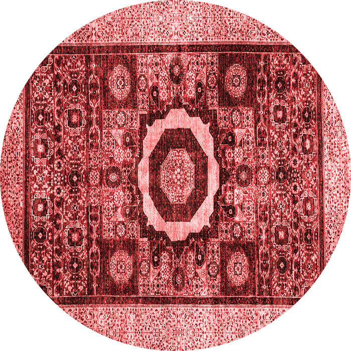 Abstract Red Modern Rug, abs2348red