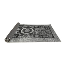 Sideview of Abstract Gray Modern Rug, abs2348gry