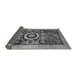 Sideview of Abstract Gray Modern Rug, abs2348gry