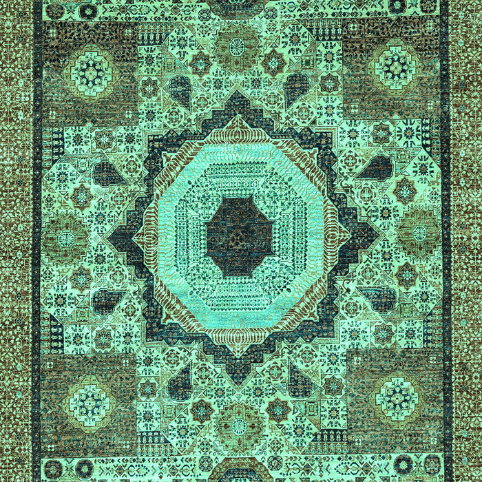 Abstract Turquoise Modern Rug, abs2349turq