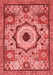 Abstract Red Modern Area Rugs