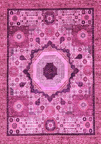 Abstract Pink Modern Rug, abs2349pnk