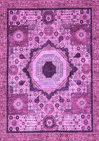 Abstract Purple Modern Rug, abs2349pur